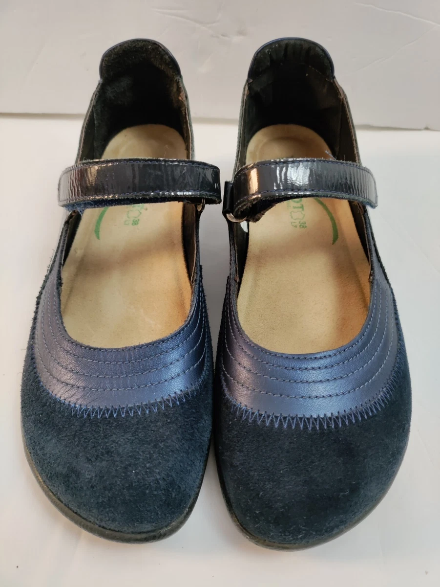 Naot Kirei Mary Jane Slip On Shoes Women s 38 7 US Navy Blue
