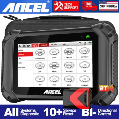 ANCEL V5 BT All System Car OBD2 Scanner Bidirectional Diagnostic Tool Code Read