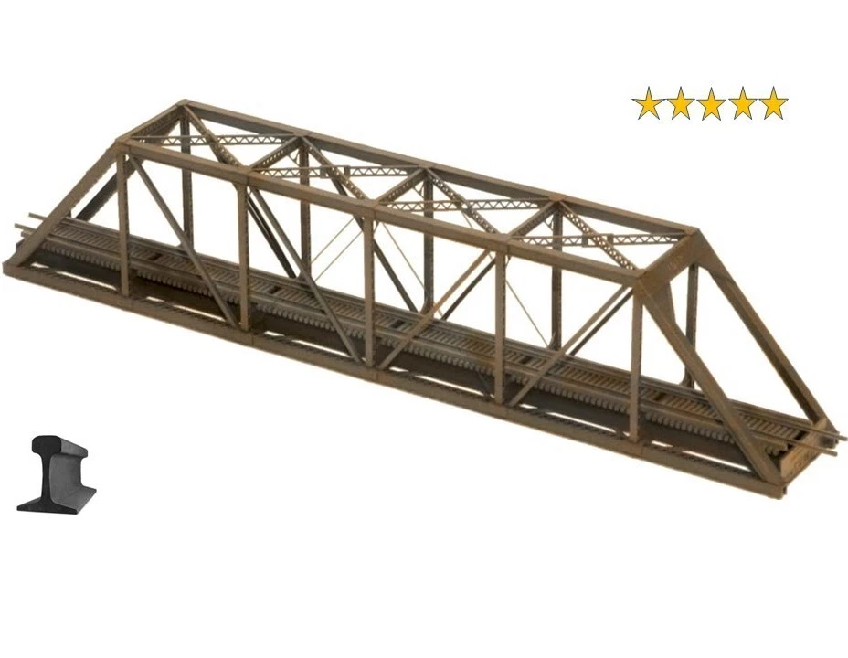 N scale store truss bridge