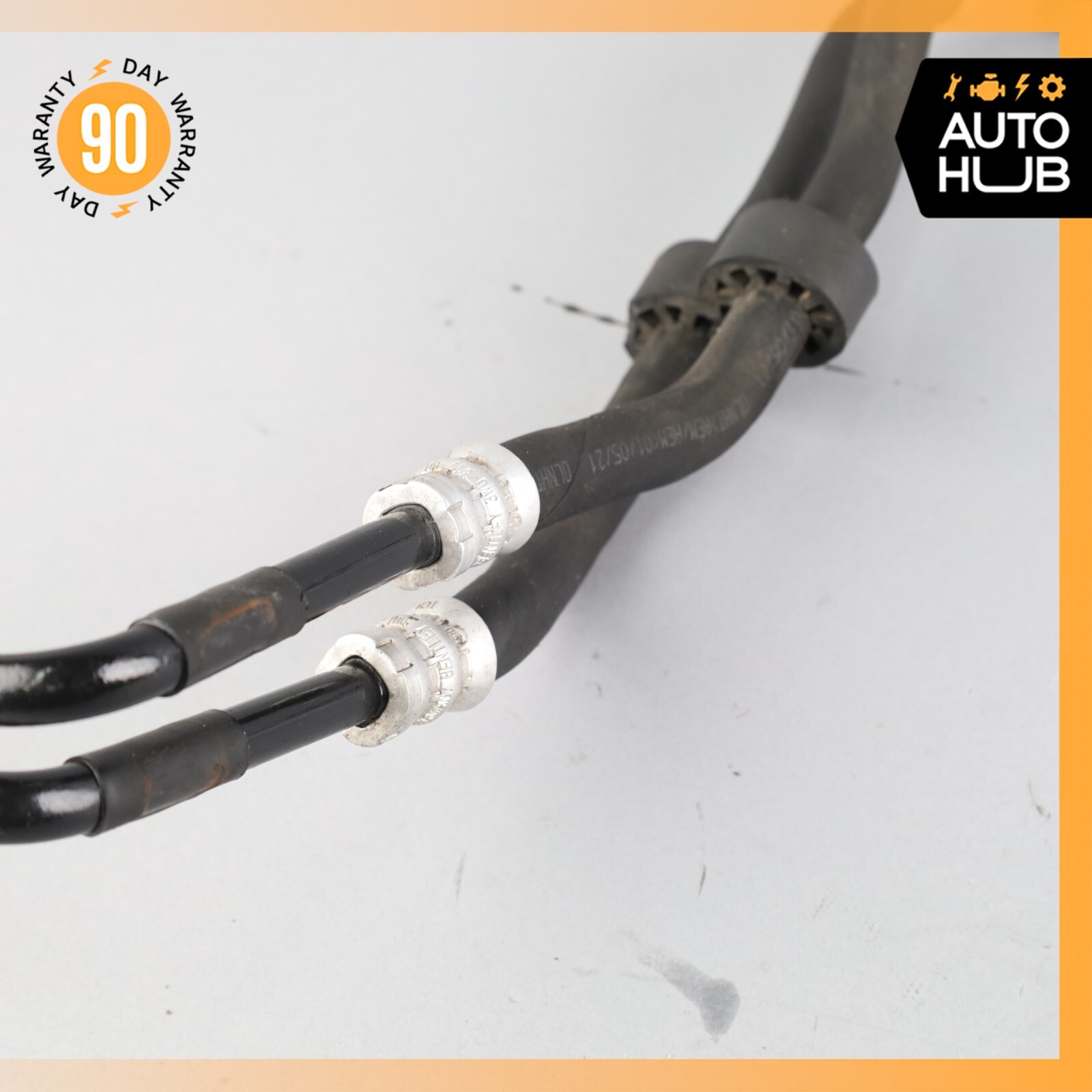 03-06 Bentley GT Flying Spur Left & Right Side Transmission Oil Cooler Line OEM