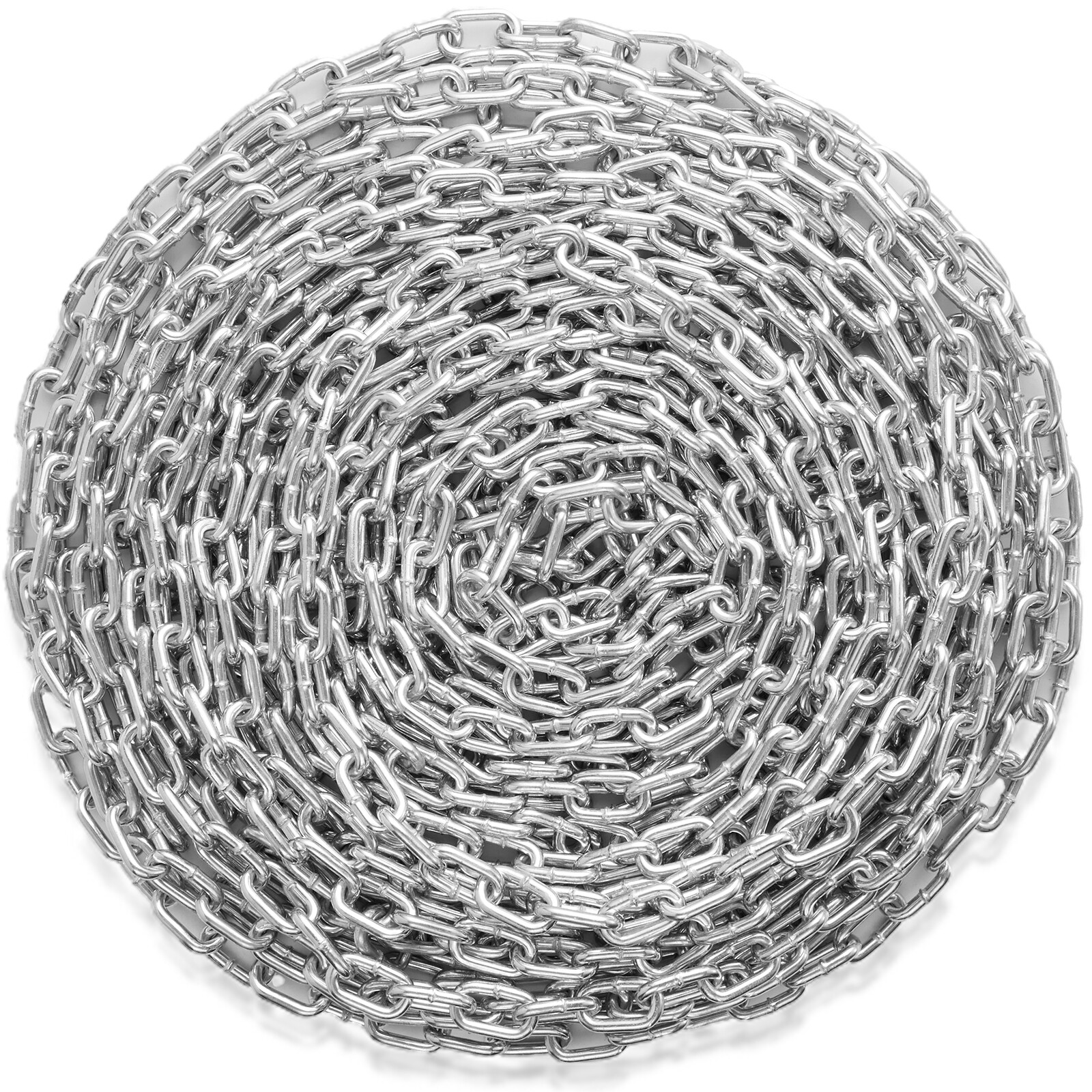 Chaîne d'arrimage VEVOR en acier galvanisé de 7,3 mm x 28m, résistance 756 kg