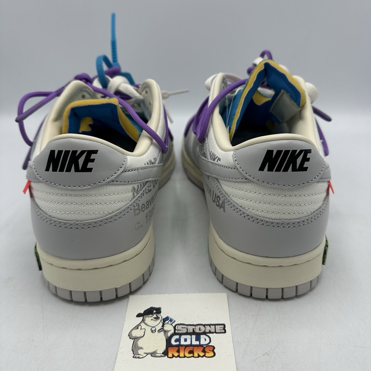 Nike Off-White x Dunk Low 'Lot 47 of 50' DM1602-125 Size 10.5 | eBay