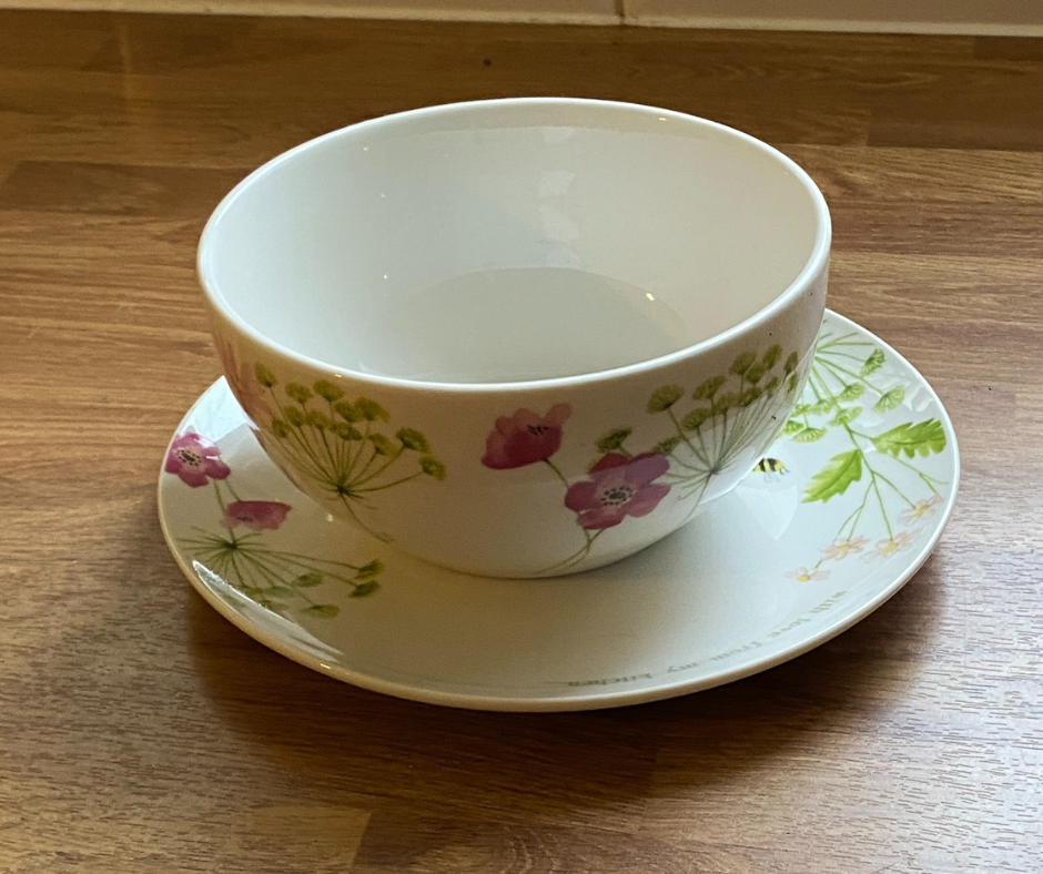 Vintage Retro Wilko With Love From My Kitchen Cereal Bowl And