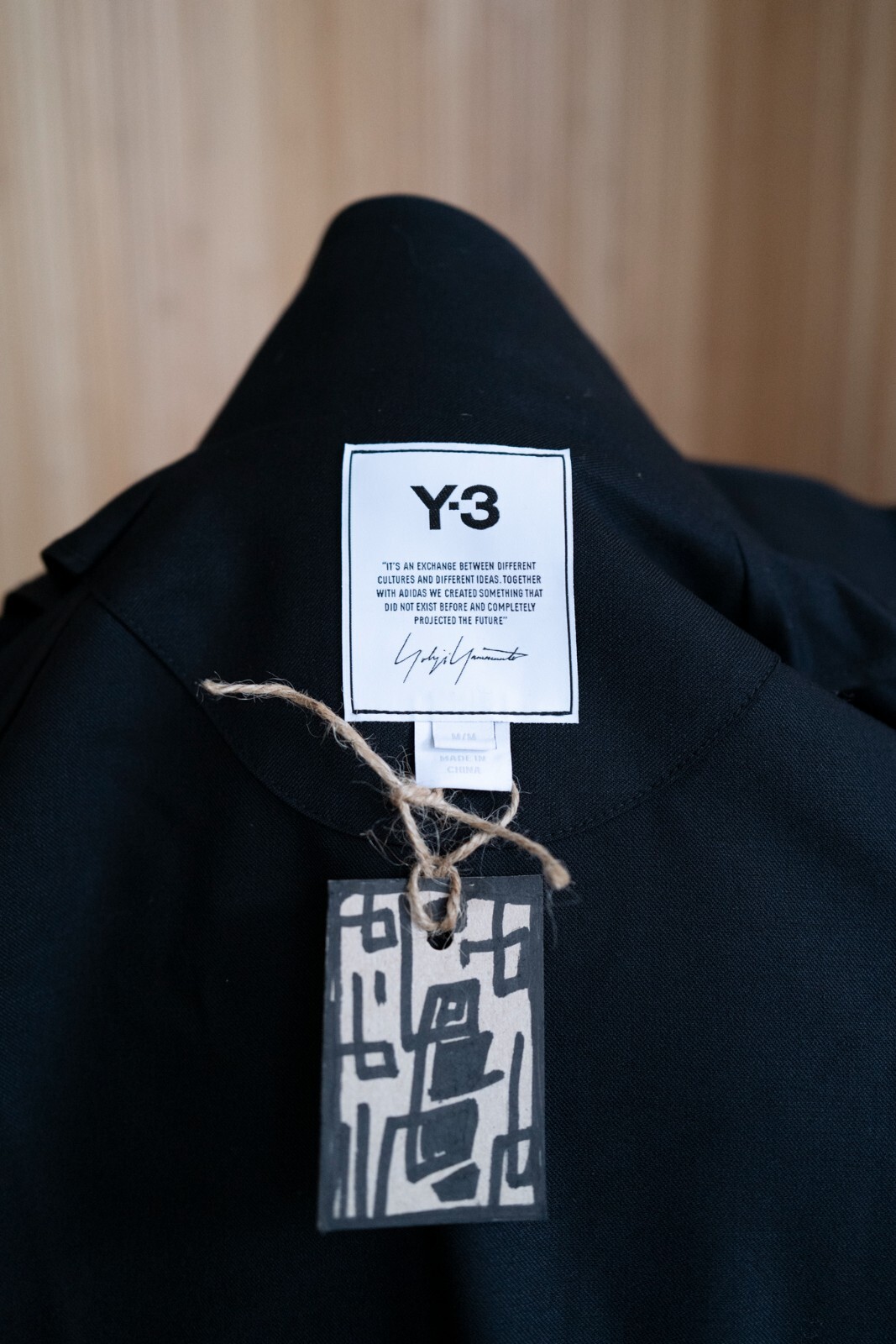 Y-3 Black Jacket Sz. M - image 5