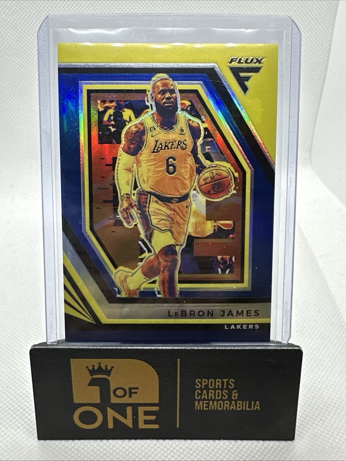 2022-23 Flux - Blue # 27/99 - Lebron James - Lakers