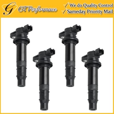 OEM Quality Ignition Coil 4PCS Set for Yamaha FZ1 RS Vector WR250X YZF R1 R6 R6S