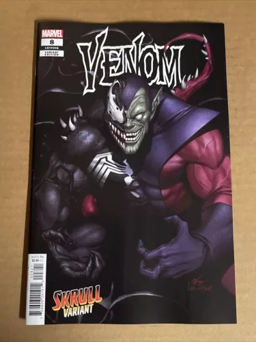 VENOM #8 SKRULL VARIANT 1ST PRINT MARVEL COMICS (2022) WAR SYMBIOTE DYLAN BROCK