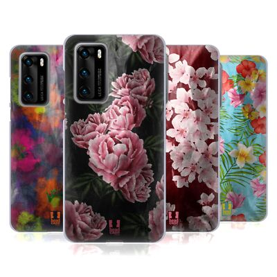 HEAD CASE DESIGNS SATIN FLORAL PRINTS SOFT GEL CASE FOR HUAWEI PHONES 4
