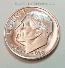 1966 P Roosevelt Dime  *SPECIAL MINT SET* (SMS) UNCIRCULATED  **FREE SHIPPING**