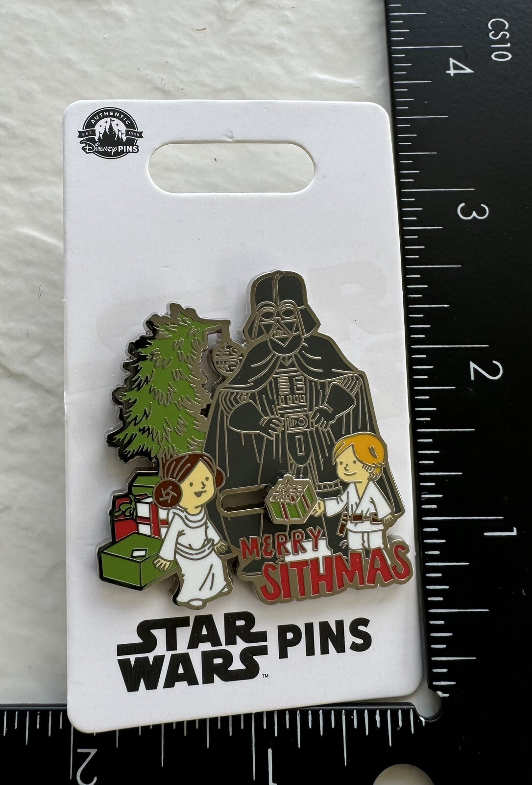 DISNEY STAR WARS MERRY SITHMAS CHRISTMAS PIN DARTH VADER LUKE PRINCESS LEIA 2023