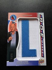 2024-2025 Kevin Lowe H.O.F Marks Kevin Lowe 25/35 SP Game Used #HOFM-KL