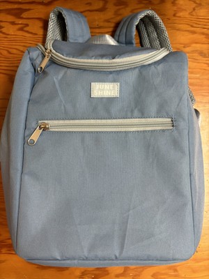 June Shine Cooler Backpack Light Blue Good Condition Bag Lunch Picnic
