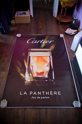 CARTIER LA PANTHERE BOTTLE A French Shelter Vintage Perfume Poster Original