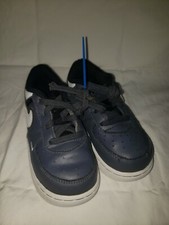 NIKE AIR FORCE 1 LV8 2 DARK GREY AND WHITE CI1758-002 KIDS SIZE 8C