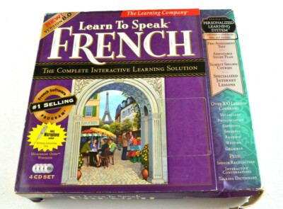 The Learning Company Learn To Speak French Version 8.0 PC (MIC INCLUDED!)