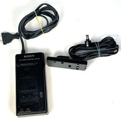 Tested   - Original Sony AC-V30 Power Adaptor Camcorder Charger - Made in Japan