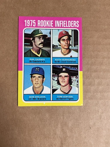 1975 TOPPS #623 ROOKIE INFIELDERS KEITH HERNANDEZ ROOKIE  NM ++ RANGE