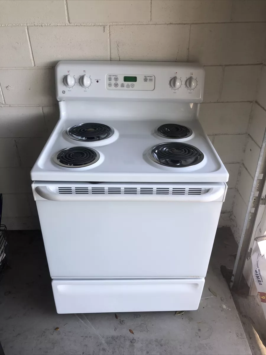 Used white electric stove deals
