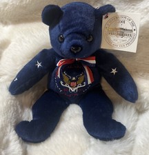 George W Bush/Dick Cheney Inauguration Navy Blue Collectible Teddy Bear 2001