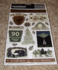 Creative Imaginations Adhesive Epoxy Embellishments ~ The Great Outdoors