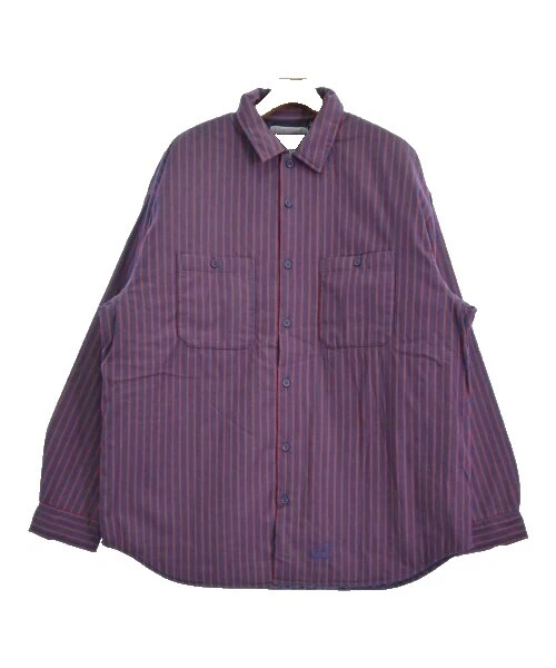 Camisas para hombre Supreme informales de algodón a rayas con botones
