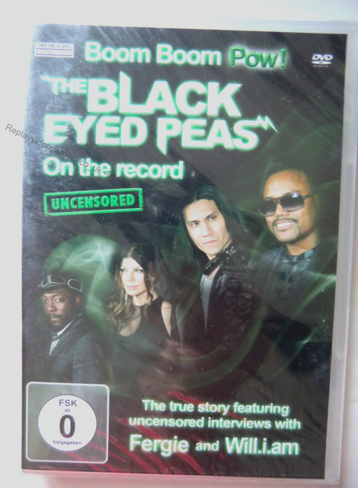 61441 DVD - The Black Eyed Peas On The Record [NEW / SEALED]  1988  AMP3487