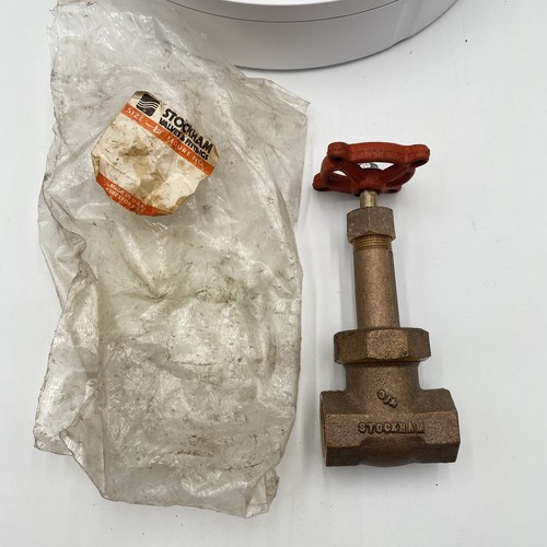 New Stockham Valve 3/4" Brass Gate Valve Threaded 300 CWP B-120 Free Shipping