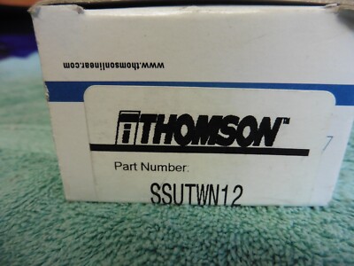 Thomson SSUTWN 12 Pillow Block Linear Bearings Rail 3/4'' bore Aluminum closed