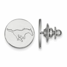Sterling Silver Southern Methodist  Mustang Lapel Pin