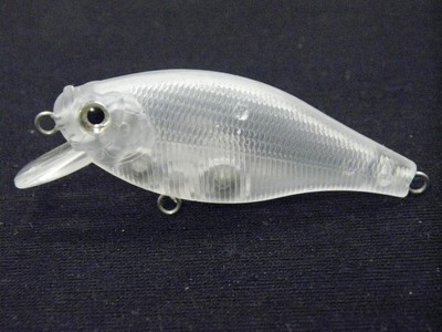 WLURE 10 VUOTO Topwater Popper Corpo 7cm Non Verniciato Pesca - Foto 12