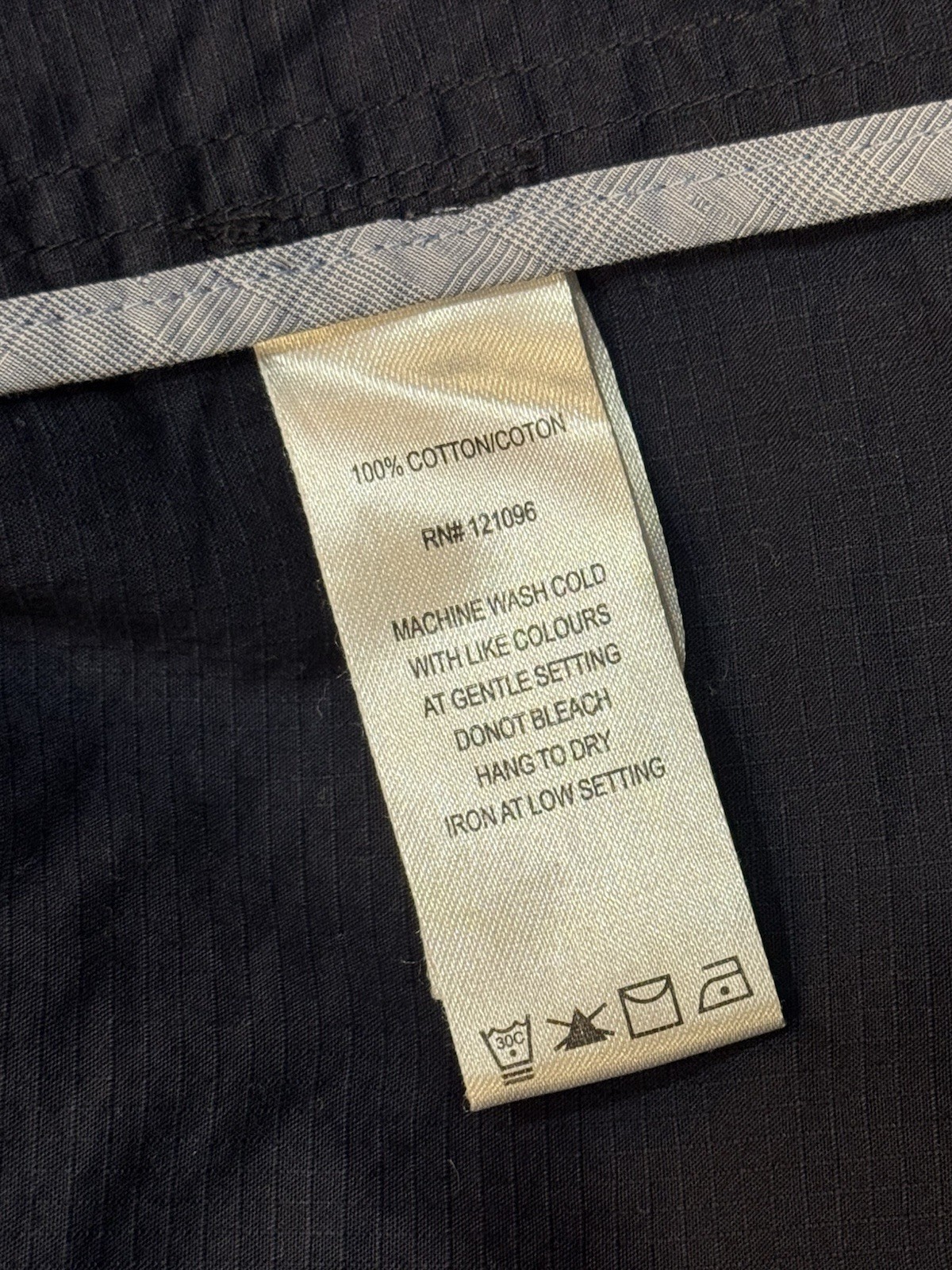 Michael Bastian Unstructured Solid Navy Blue 100%… - image 6