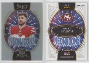 2024 Panini Select Neon Icons Silver Prizm Ricky Pearsall #6 Rookie RC