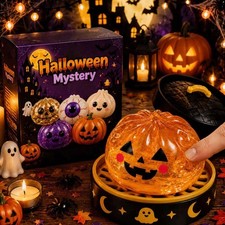 Fun Halloween Ghost Dumpling Squishy Slow Rising Stress Toy TL