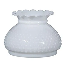 Lehman's Opal Hobnail 10" Glass Lamp Shade