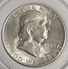 1949-S Franklin Half Dollar Choice BU Key Date