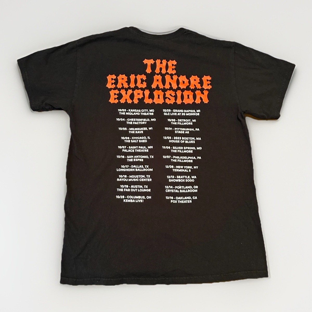 Eric Andre Men's M Black Live Tour T-Shirt Wept/The Eric Andre Explosion Comedy View 6