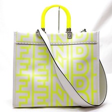 Fendi Hand Bag White Leather 2905022