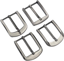 DGOL Leather Craft DIY 4 pcs Gunmetal Strap Prong Pin Belt Buckle Webbing Buckle