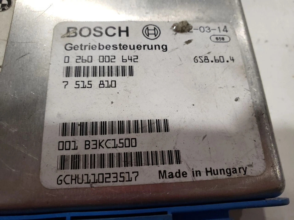 Módulo de control de transmisión TCU - BMW 320I sedán 2002 - 01-04 OEM 7515810 Foto 2 de 4