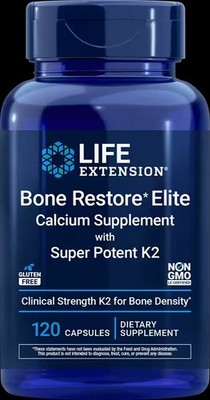 Bone Restore Elite with Super Potent K2, 120 Capsules