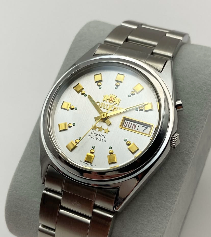 ORIENT オリエント腕時計 Crystal EM4J-CO CA　中村 Orient 3 Star EM4J-C0 CA Automatic Men's Watch Japan Made