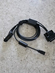 MOTOROLA PMKN4013C APX  PROGRAMMING, TEST, & ALIGNMENT CABLE New
