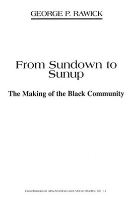 John Gates | From Sundown to Sunup | Taschenbuch | Englisch | Praeger