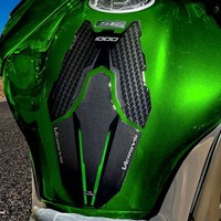 Aufkleber 3D Kompatibel Mit Kawasaki Versys 1000 2017-2024 Tank-Schutzfolie GrüN