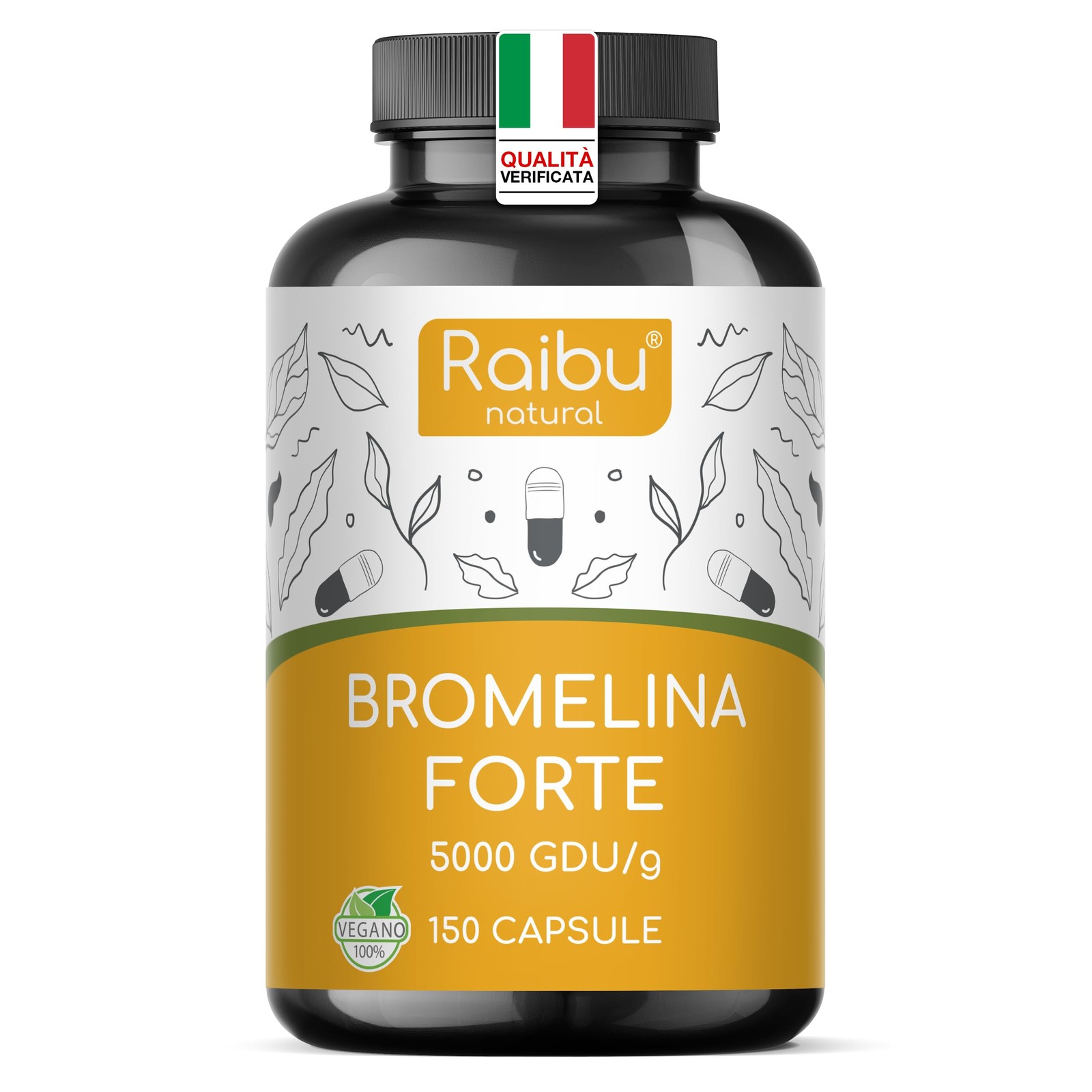 Bromelina Forte 5000 GDU/g: Il Rimedio Naturale di una Volta