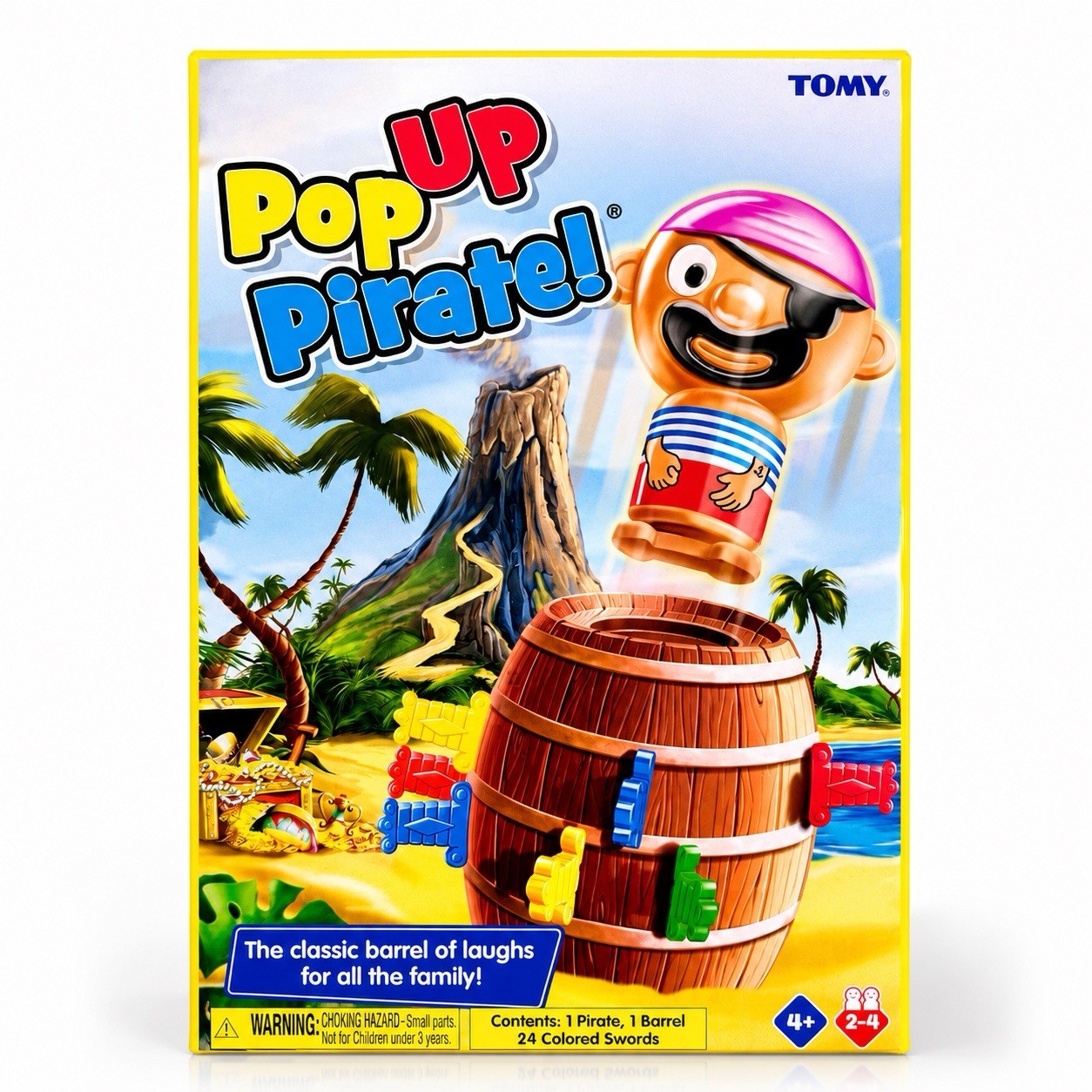 Pop Up Pirate Board Game Kids Family Game 2-4 Players Ages 4+ Complete By TOMY