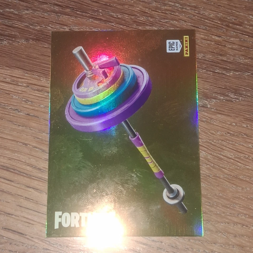 Panini Fortnite Axeroni #146 Carte à collectionner holographique 2019 carton - Photo 1/3
