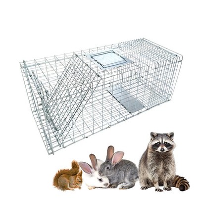 Live Anmials Trap Cage & Cover, Live Animal Cage Trap,Not for Large Animals