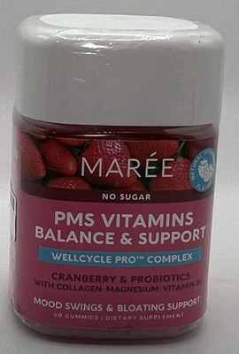 Pms Maree No Sugar Vitamins Mood Swings Bloating Support Cranberry Probiotic B20