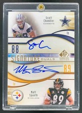 Scott Chandler Matt Spaeth 2009 SP Signature Duals Auto Chiefs Cowboys /99